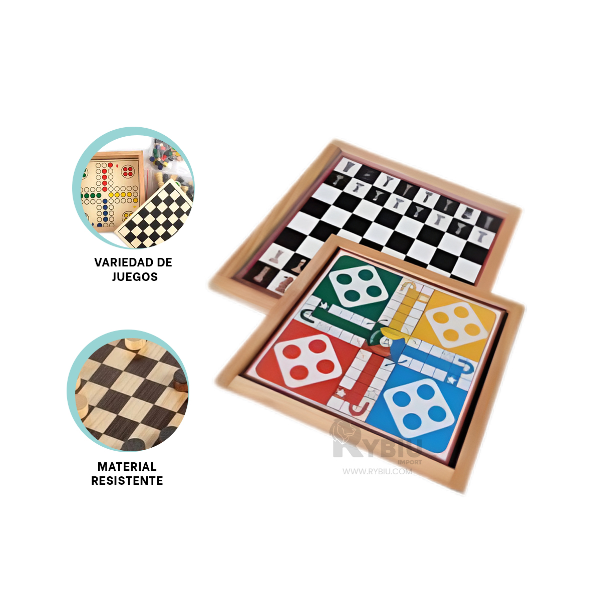 JUEGO DIDACTICO MULTIPLE EN MULTICOLOR Y+PAPEL DE REGALO - 2