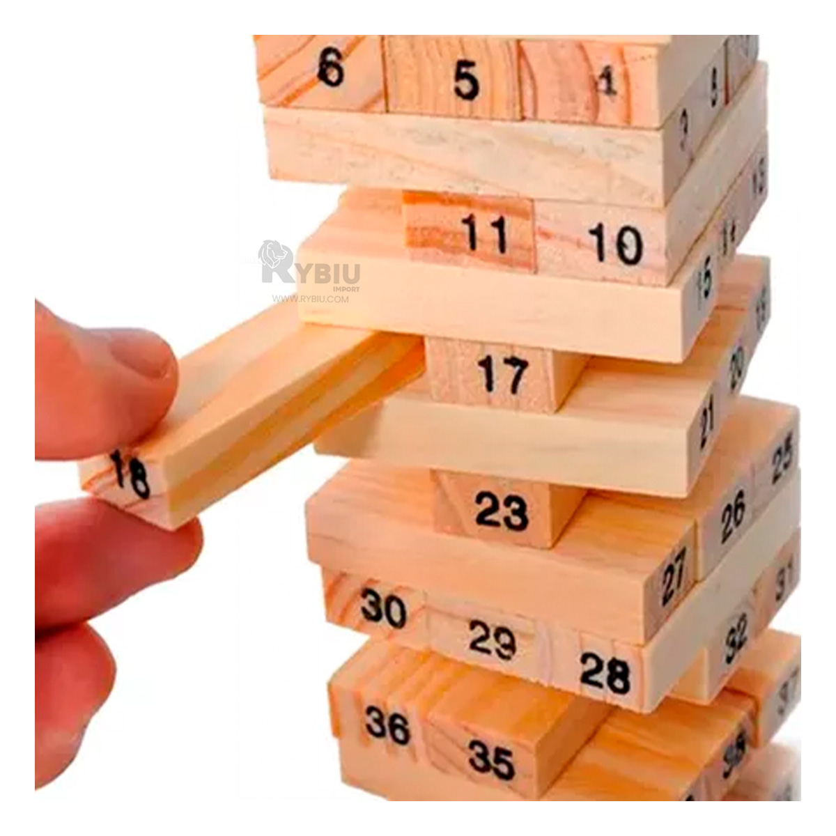 ENTRETENIMIENTO PARA JUGAR MADERA Y+REGALO LIGAS PARA PEINAR - 4