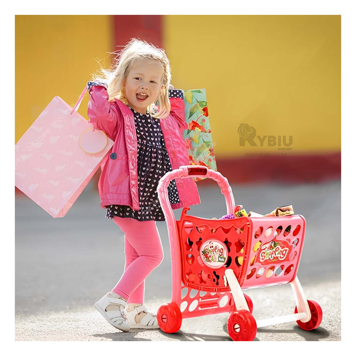 COCHE 3 EN 1 PARA CHICOS EN ROSADO Y+ENVOLTORIO DE REGALO - 1