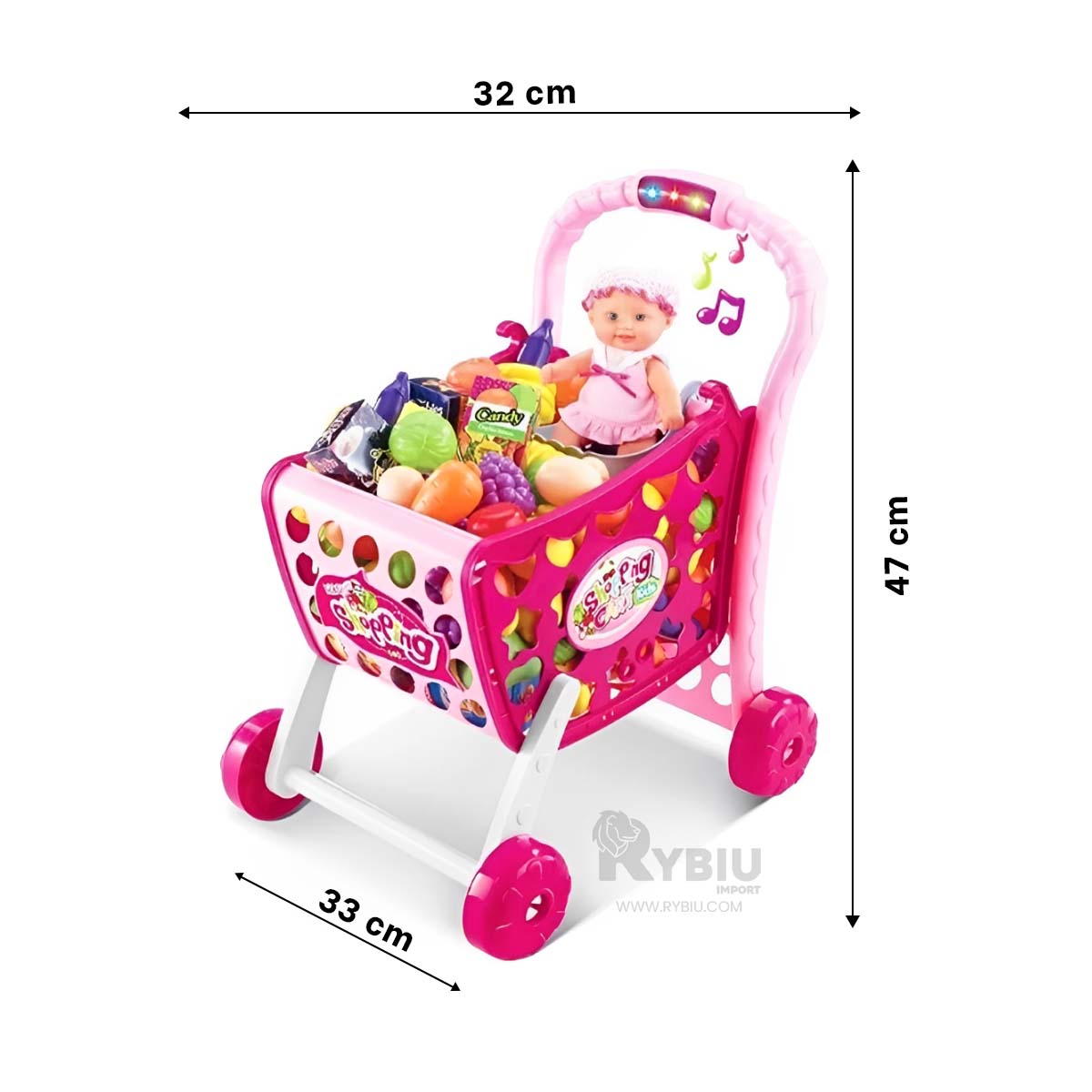 COCHE 3 EN 1 PARA CHICOS EN ROSADO Y+ENVOLTORIO DE REGALO - 5