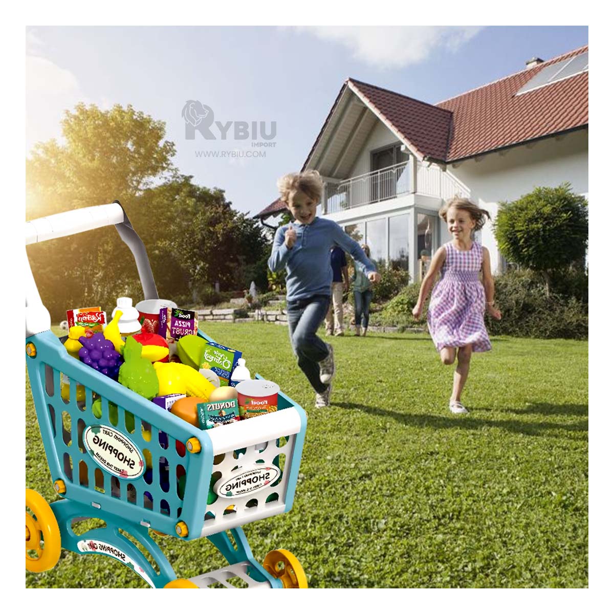 COCHE DIDACTICO DE COMPRAS EN MULTICOLOR Y+REGALO AGENDITA - 2