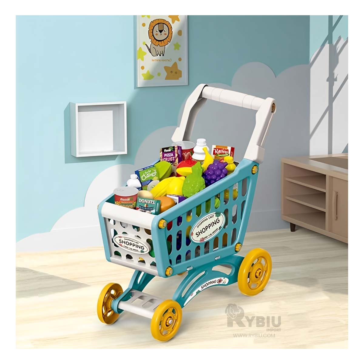 COCHE DIDACTICO DE COMPRAS EN MULTICOLOR Y+REGALO AGENDITA - 4
