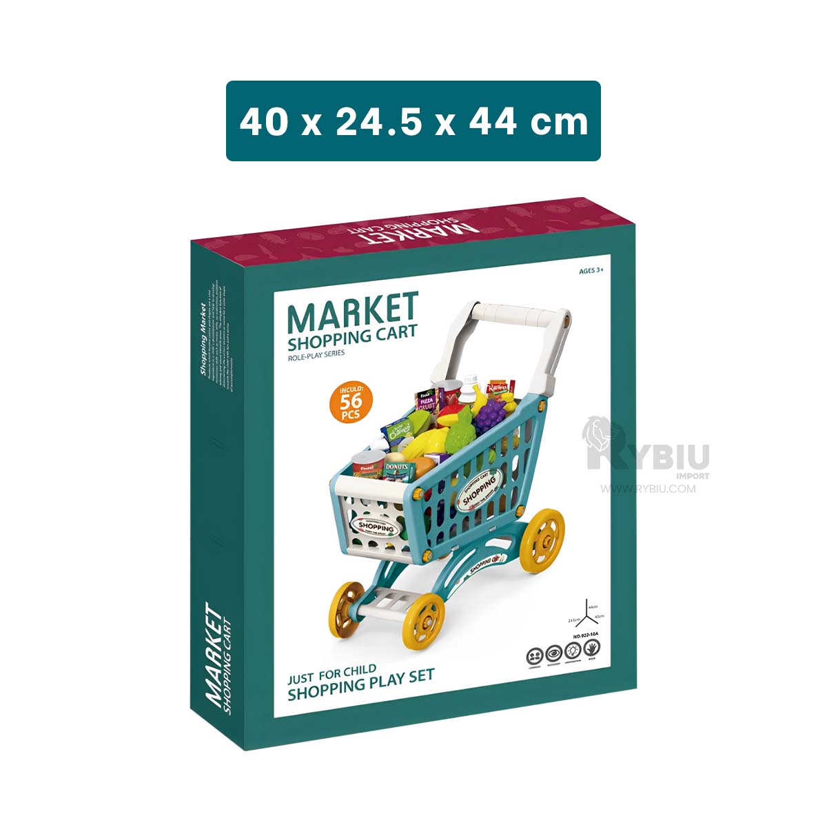 COCHE DIDACTICO DE COMPRAS EN MULTICOLOR Y+REGALO AGENDITA - 5