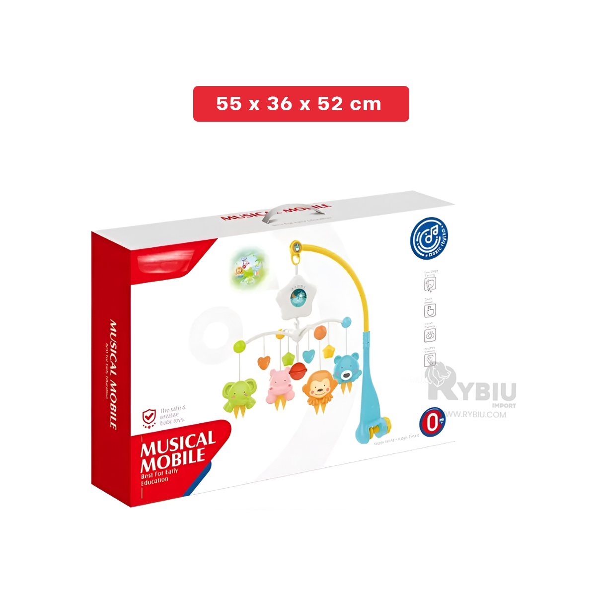 MOVIL DIVERTIDO PARA BEBES EN MULTICOLOR Y+REGALO AGENDITA - 5