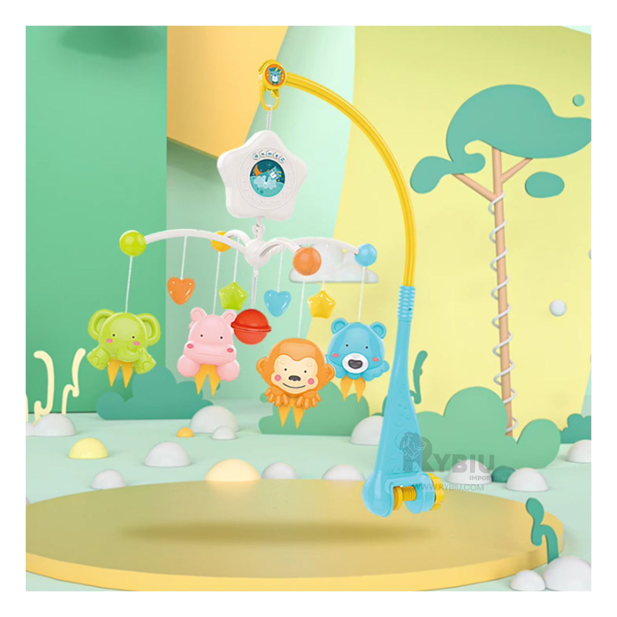 MUSICAL ATRACTIVO PARA BEBES EN MULTICOLOR Y+GIFT STICKERS - 2