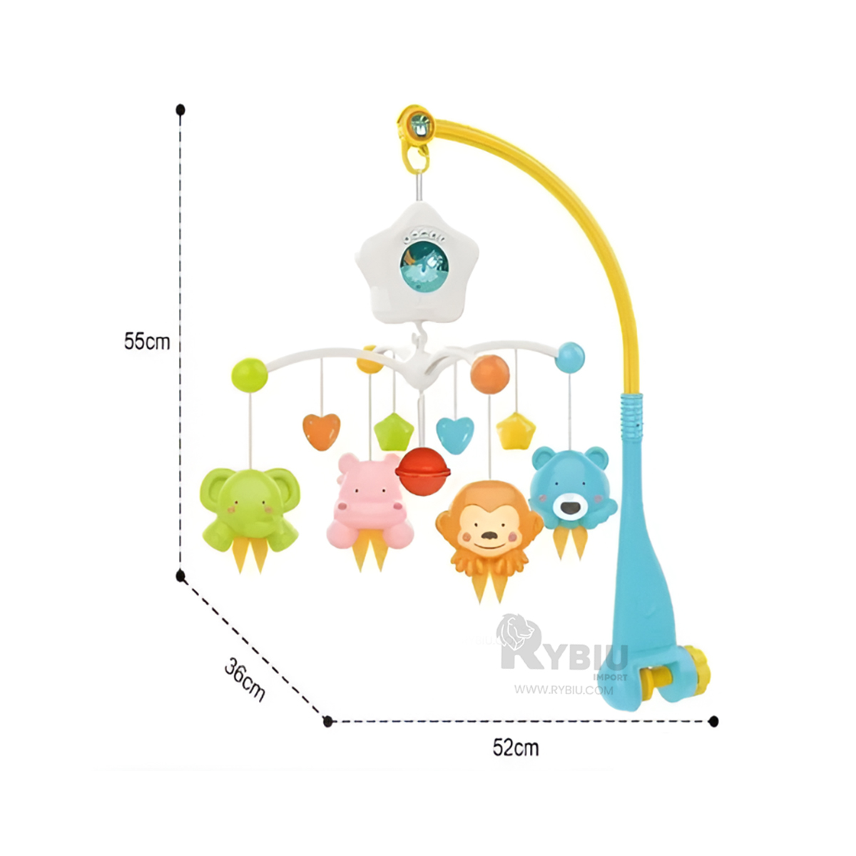 MUSICAL ATRACTIVO PARA BEBES EN MULTICOLOR Y+GIFT STICKERS - 5