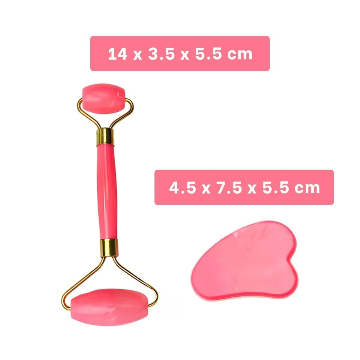 MASAJEADOR RYBIU FACIAL BE32665 SATISFACTOR MEDIDA COLOR ROSADO + POST-IT ADHESIVOS - 4