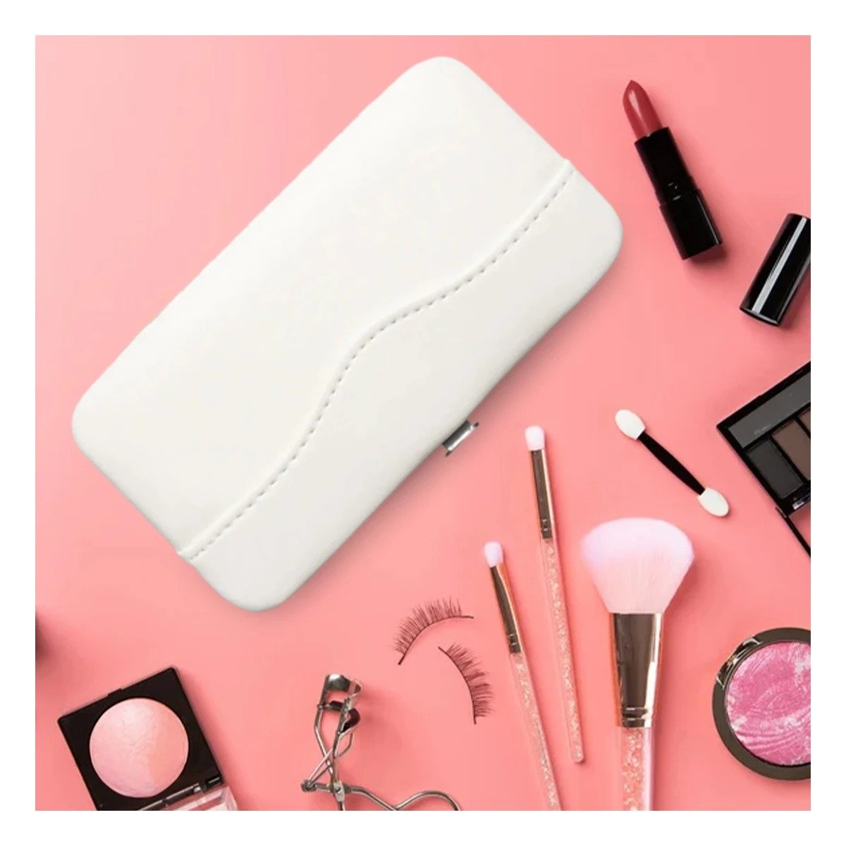 EQUIPO PORTATIL PARA MANICURE Y PEDICURE 12 PIEZAS COLOR BLANCO Y+POST IT - 2