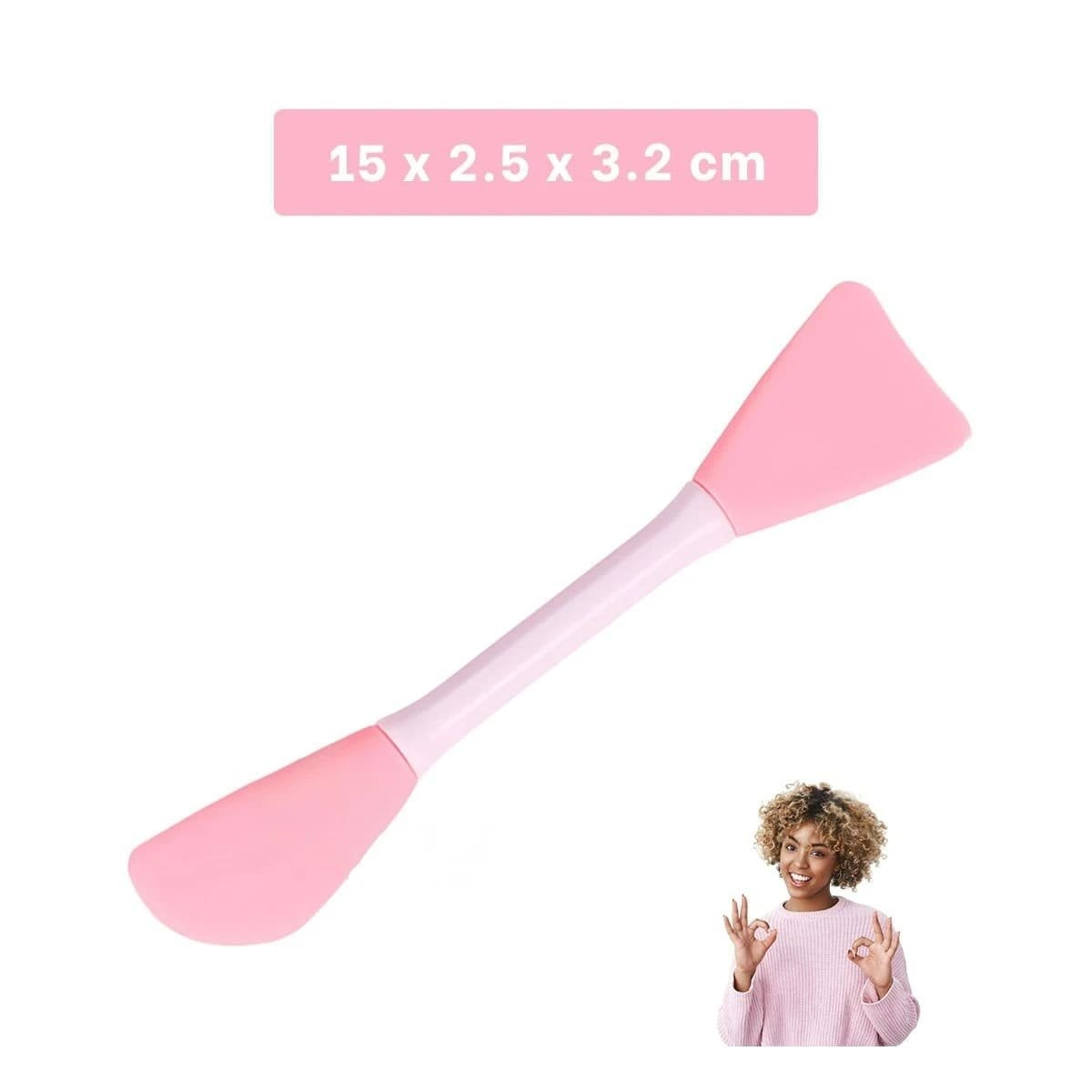 APLICADOR PROFESIONAL ROSADO PARA MASCARILLAS Y SERUMS FACIALES - 4