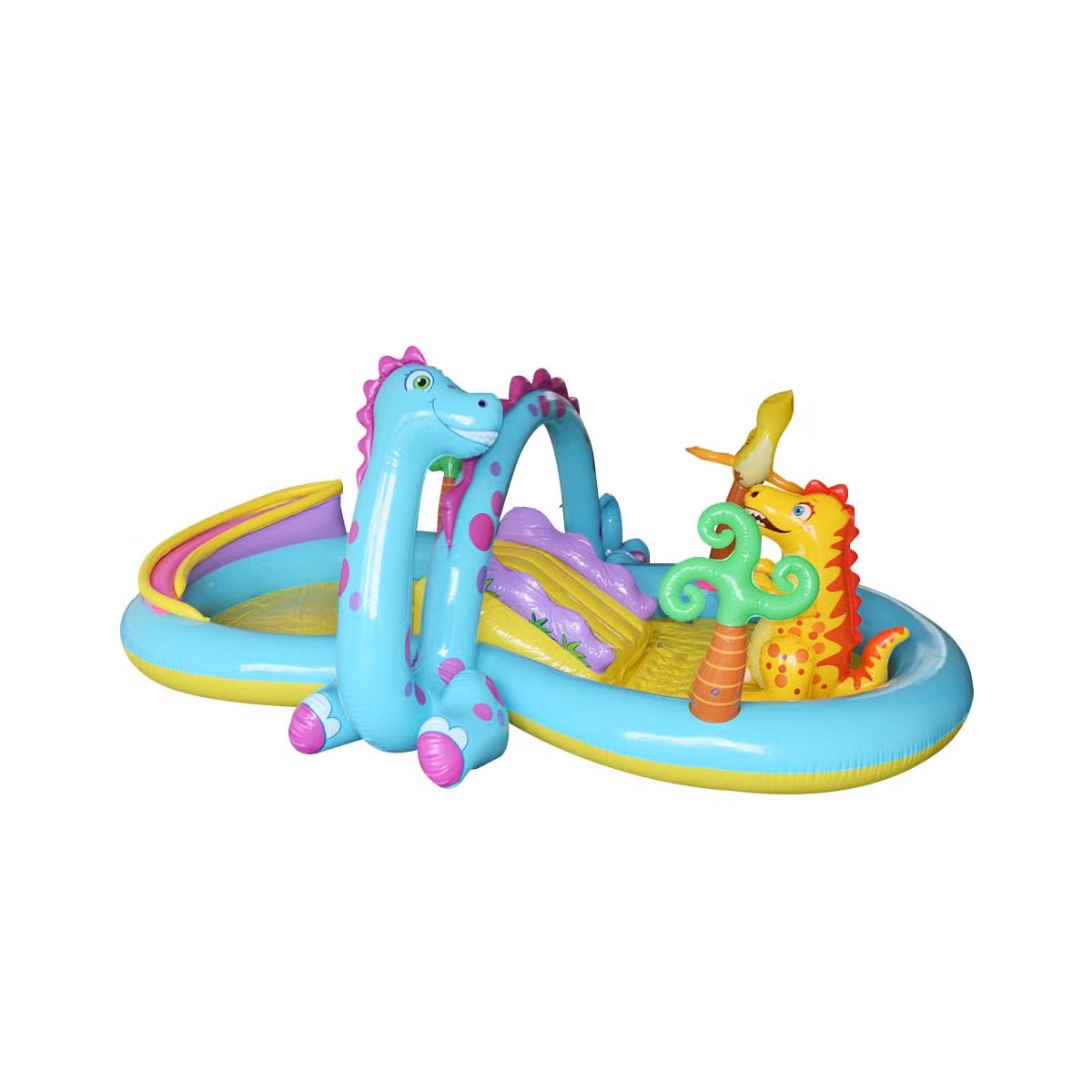 ESTACION INFANTIL INTEX 57135NP 333X229X112 CM DINOSAURIO PARA ACTIVIDADES Y+LIGAS REGALO - 3