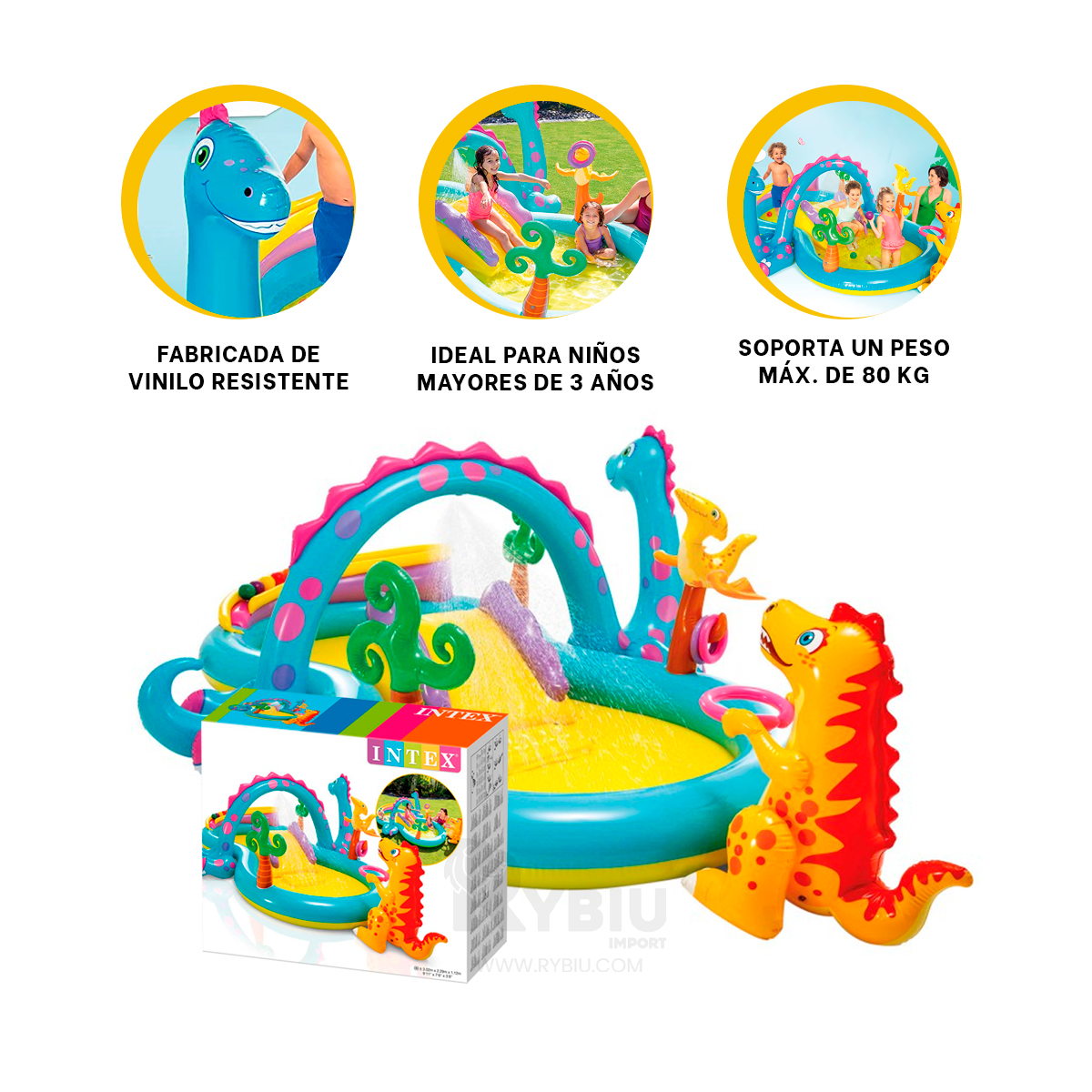 PISCINA FACIL DE ARMAR Y FUNCIONAL Y+GIFT MINIAGENDA - 4