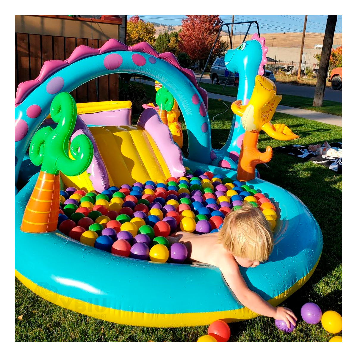 PISCINA CON TEMATICA DE ANIMALES ANTIGUOS Y+GIFT STICKERS - 3