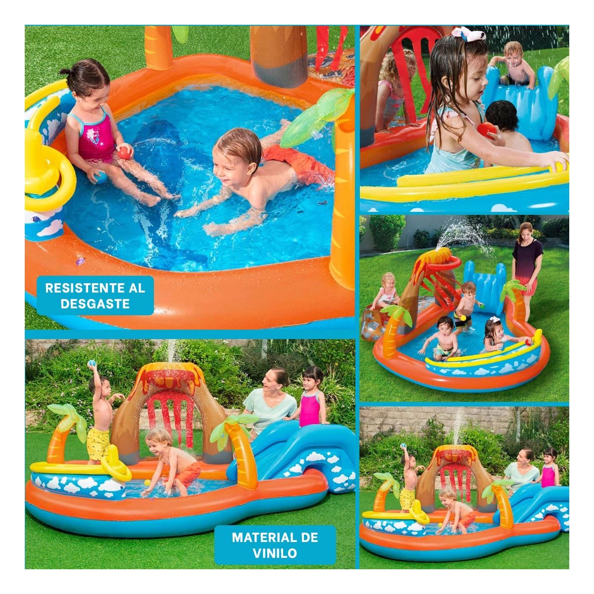 RINCON DE JUEGO BESTWAY 53069 265X265X104 CM INFLABLE PARA ENTRETENIMIENTO Y+POST IT - 5