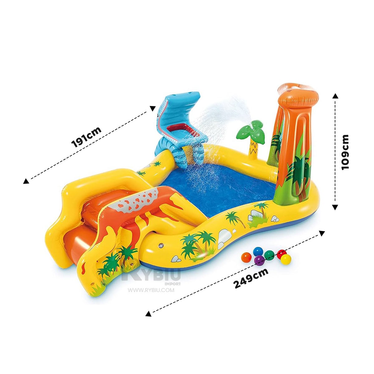 PISCINA DE VINILO RESISTENTE Y BELLO Y+ENVOLTORIO DE REGALO - 5