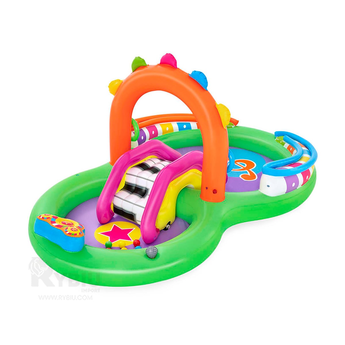 PISCINA RESISTENTE PARA CHILDREN Y+ENVOLTORIO DE REGALO - 1