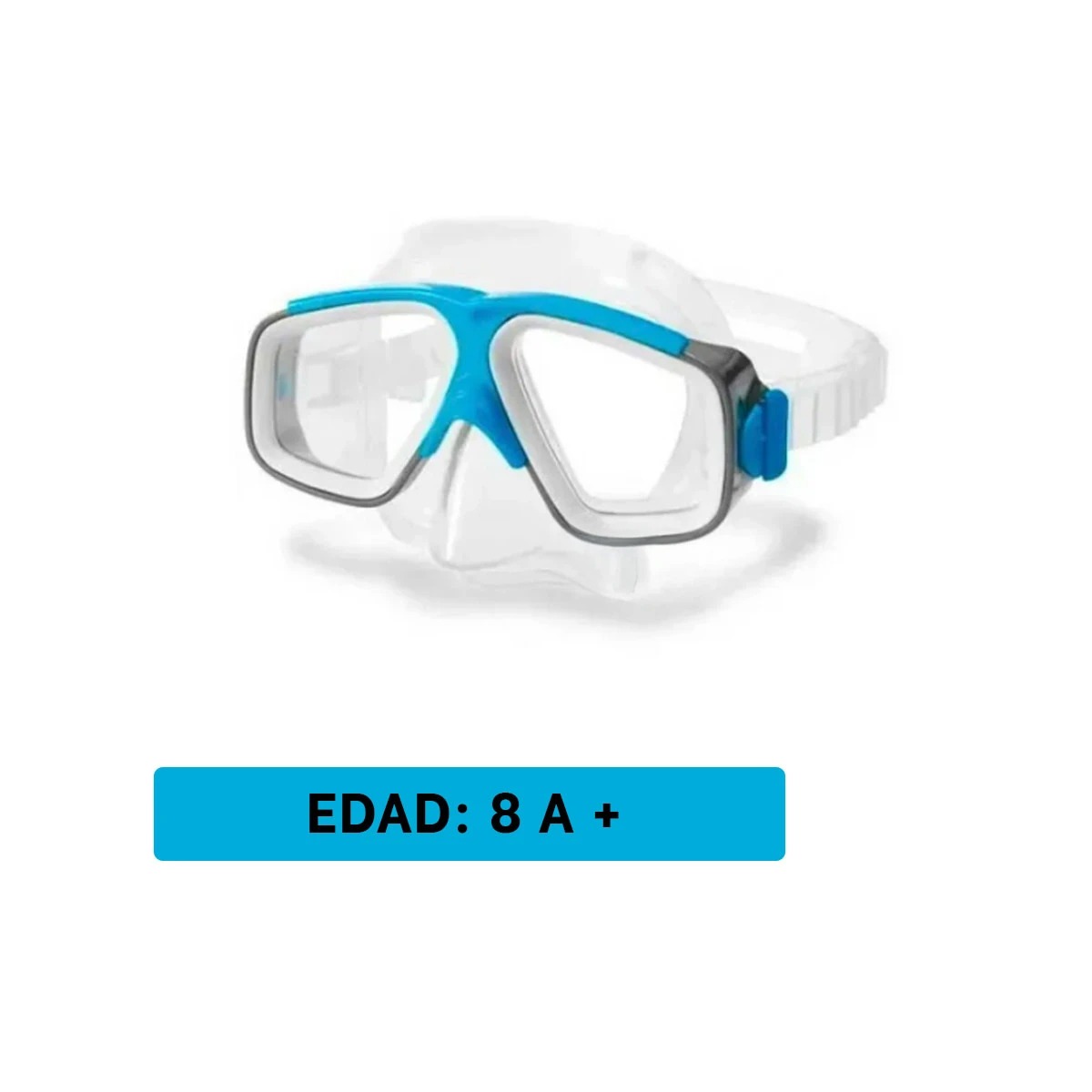 GAFAS RYBIU 55975 ESTETICAS ADULTOS + REGALO STICKERS CELESTE - 5