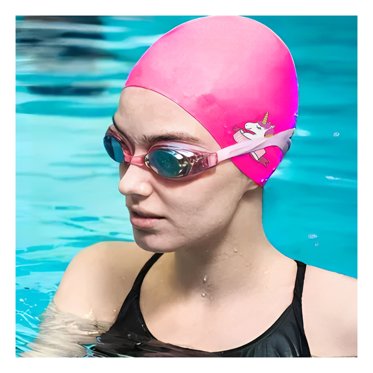 CASCO RYBIU MG-SC-4603A UNICORNIO + BANDERITAS ADHESIVAS ROSADO - 2