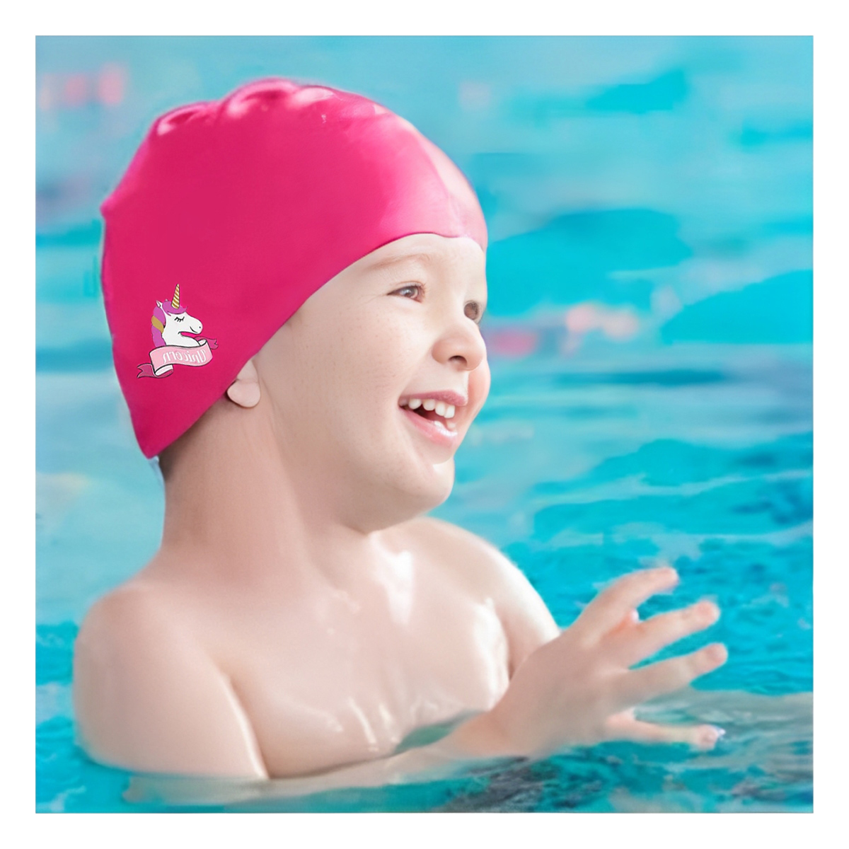 CASCO RYBIU MG-SC-4603A UNICORNIO + BANDERITAS ADHESIVAS ROSADO - 3