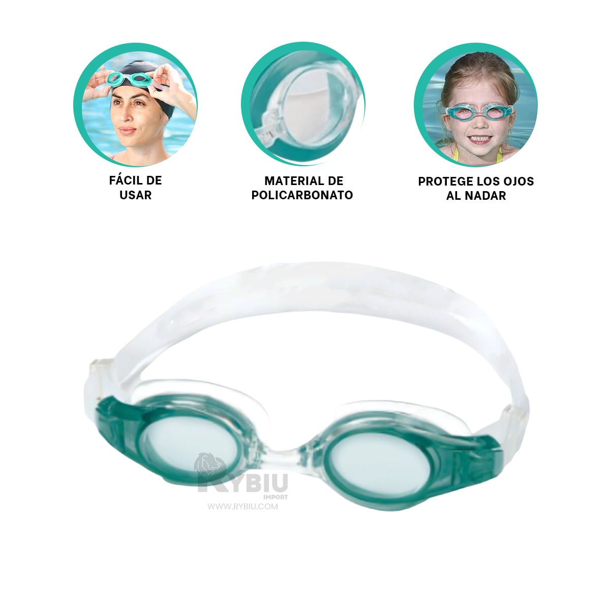 GAFAS RYBIU 55602 ALTA CALIDAD + GIFT MINIAGENDA VERDE - 2