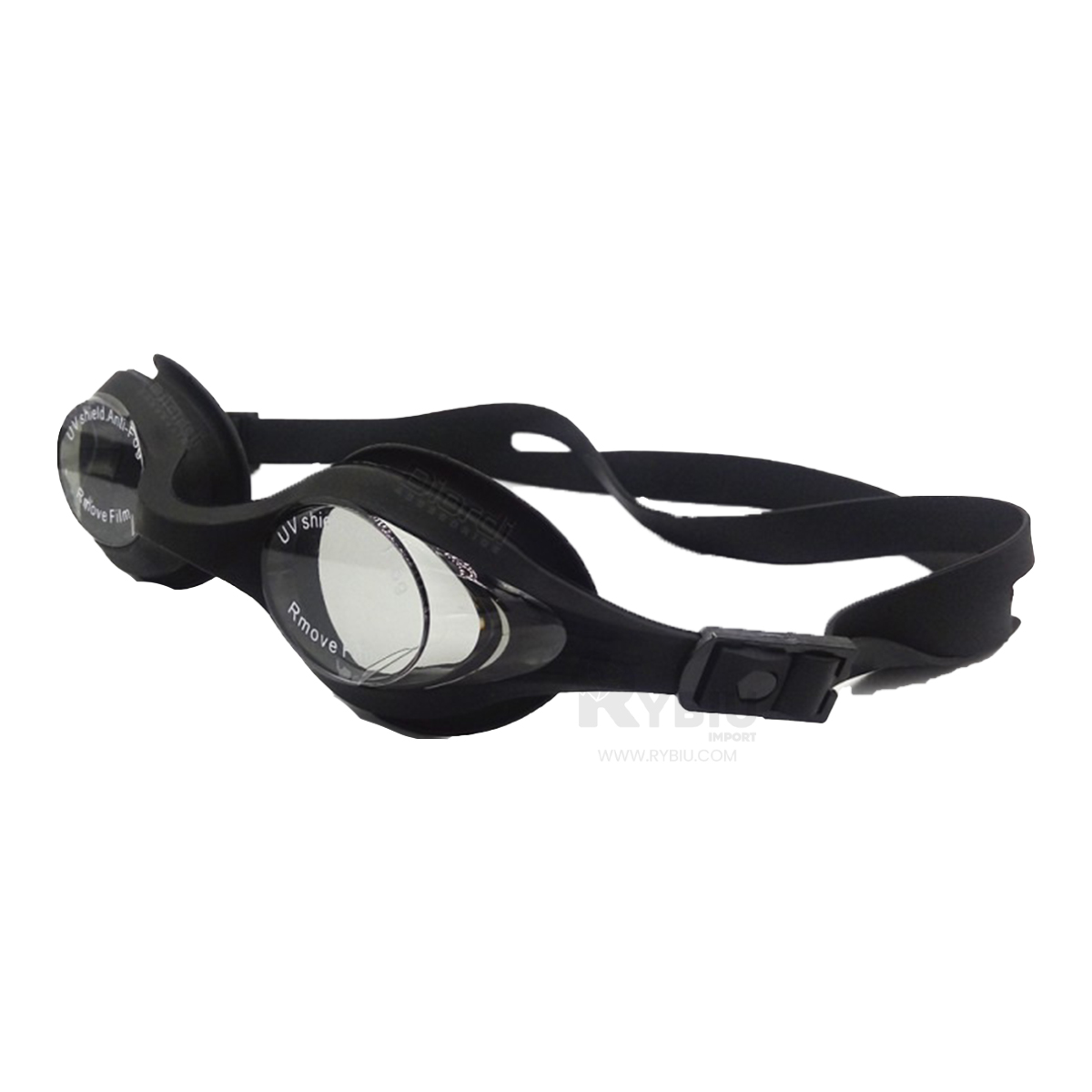 GAFAS NATACIÓN RYBIU MG-1600 AMPLIAS NADO NEGRO + REGALO AGENDITA - 3