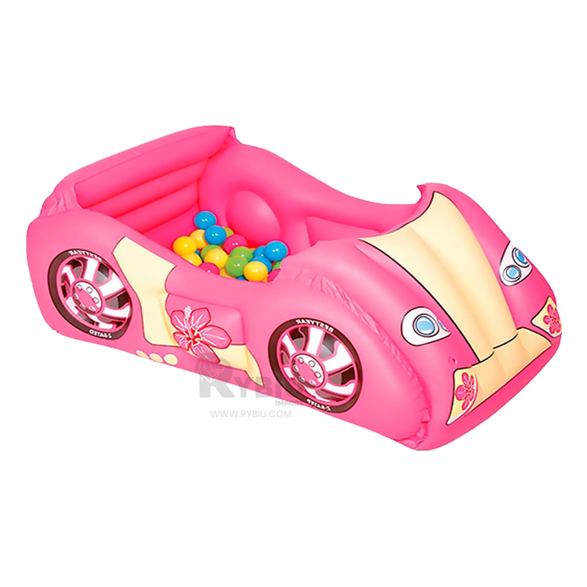 PILETA ACOLCHADA PARA NIÑOS Y+REGALO LIGAS PARA PEINAR - 3
