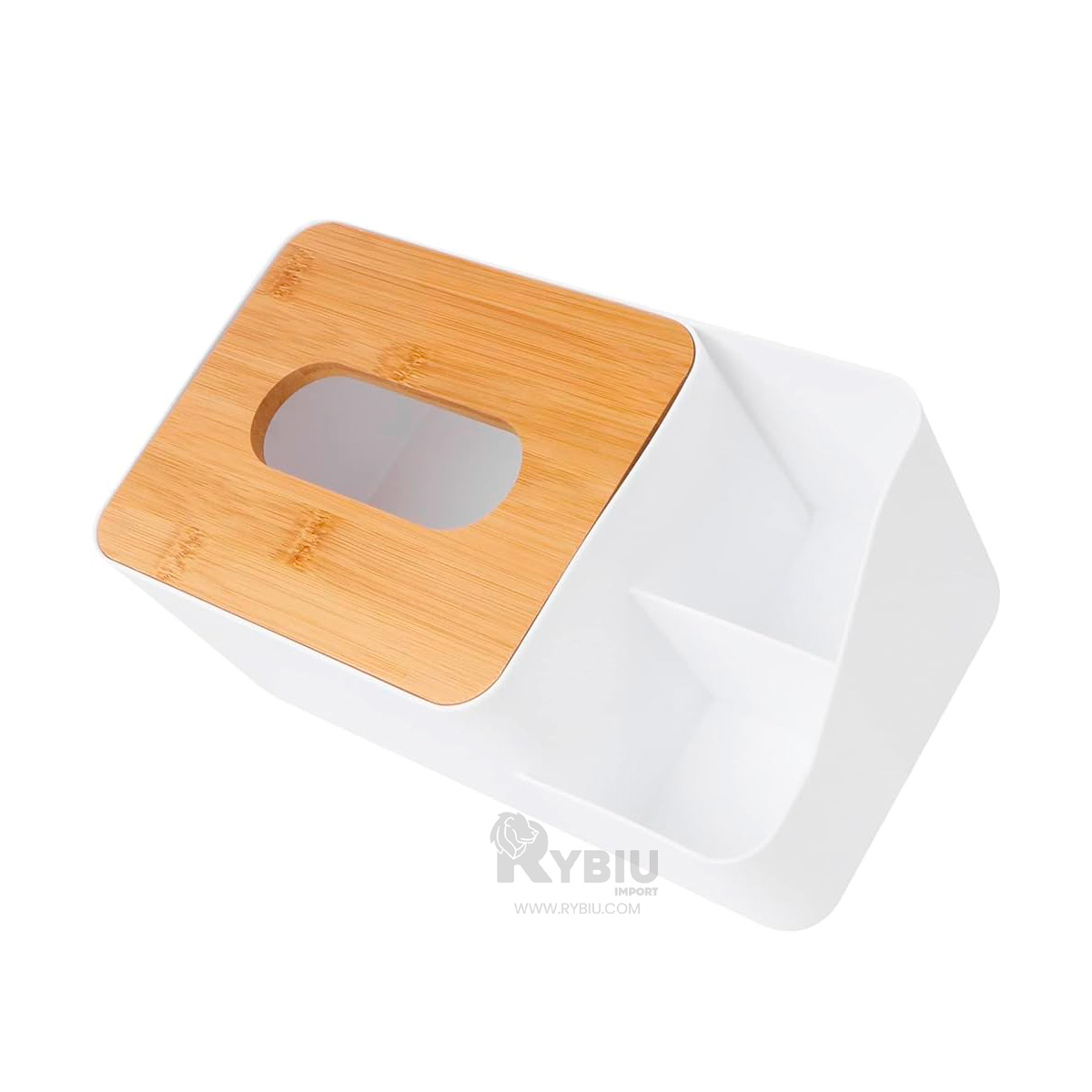 CAJITA LIGERA PARA PAÑITOS BLANCO Y+REGALO LIGAS PARA PEINAR - 4