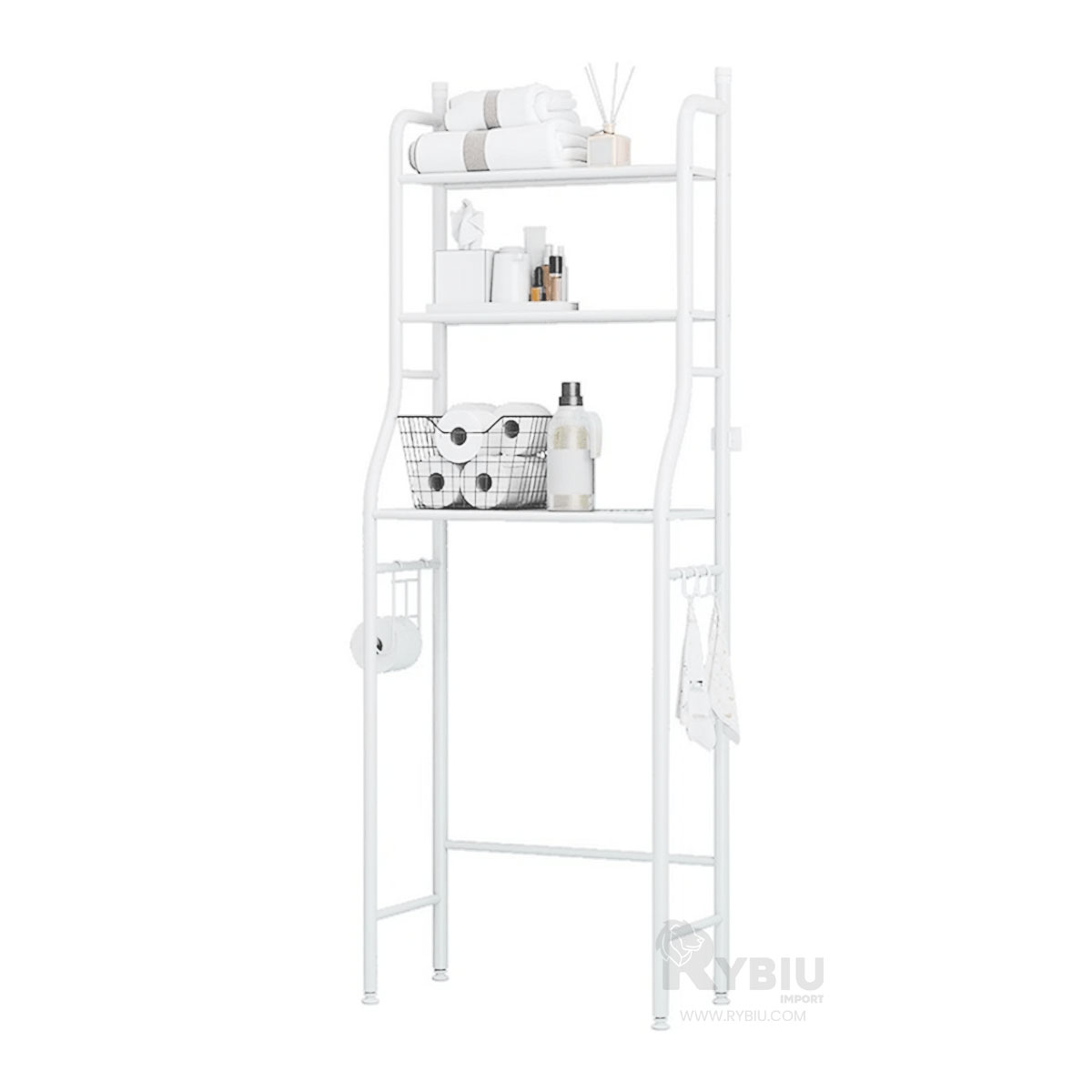 ORGANIZADOR BAÑO RYBIU HO30746 BLANCO CUADRADO + GIFT STICKERS - 1