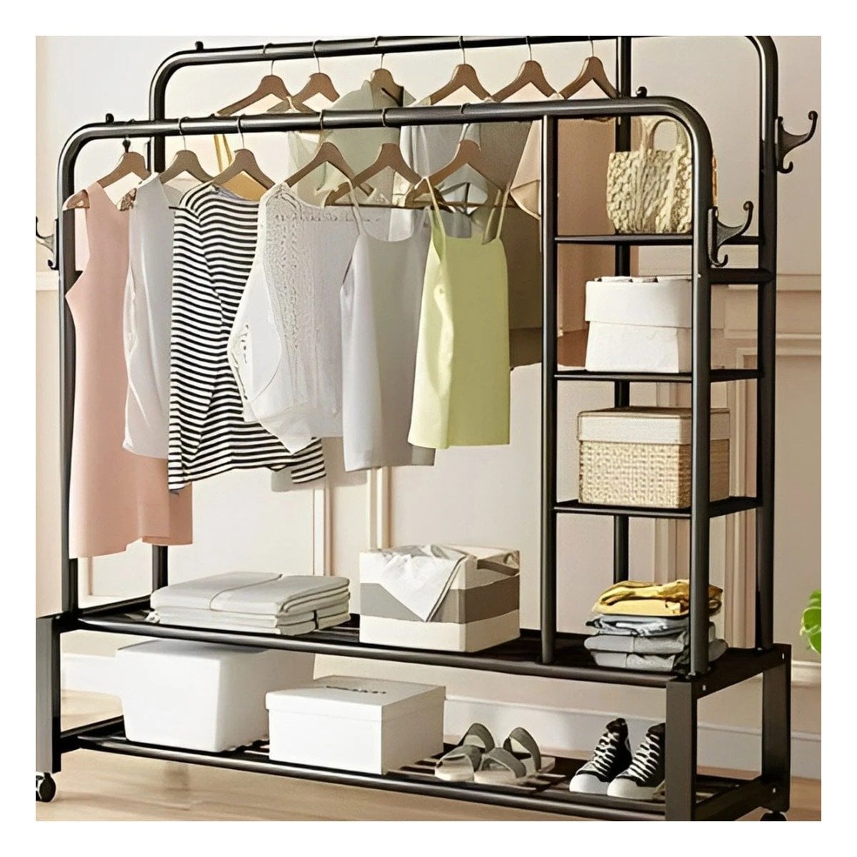 SOPORTE RYBIU HO32617 DOBLE 2N INFERIORES NEGRO + POST-IT ADHESIVOS - 3