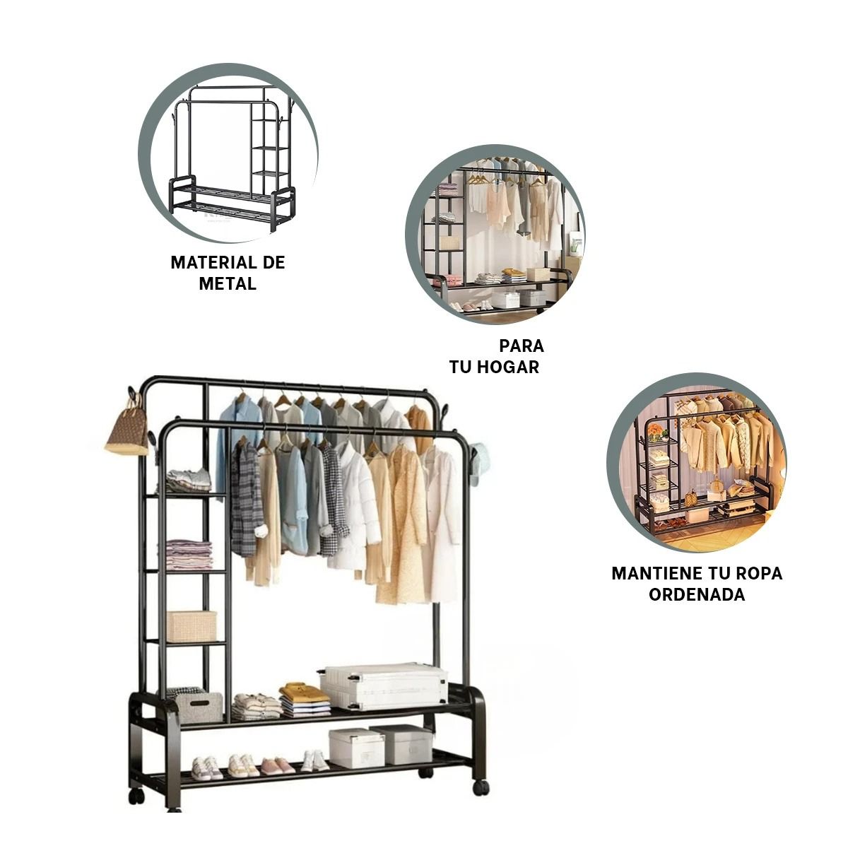 ORGANIZADOR RYBIU HO32617 BENEFICIOSO ESPACIO NEGRO + REGALO AGENDITA - 3