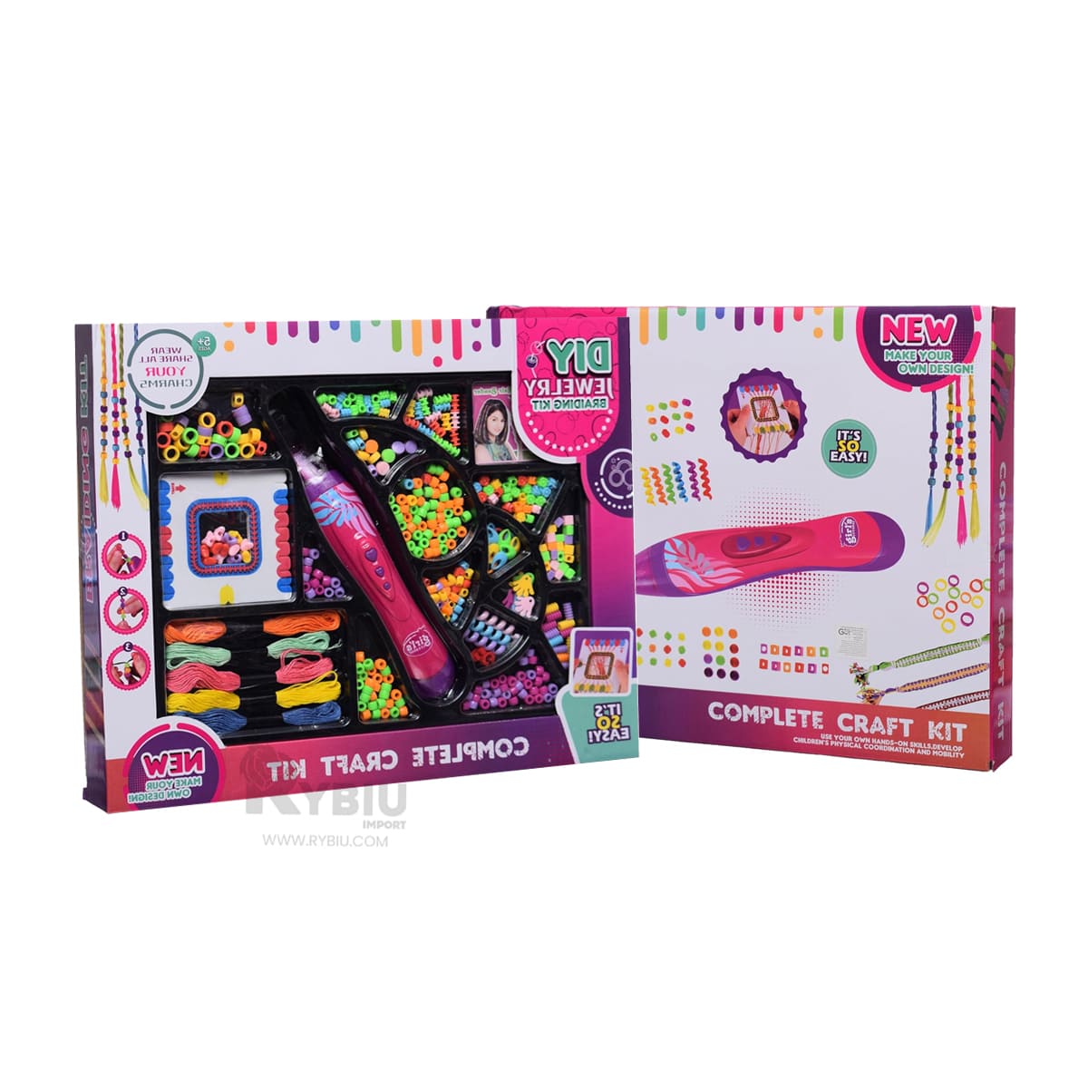 SET INNOVADOR CON PISTOLA Y CUENTAS RYBIU JU34246 CAJA + REGALO STICKERS - 1