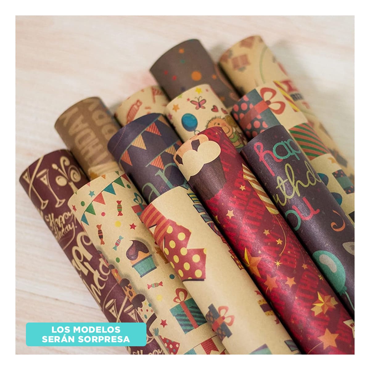 SET CREATIVO CUENTAS RYBIU JU34246 ESTILO ÚNICO + PAPEL REGALO - 5