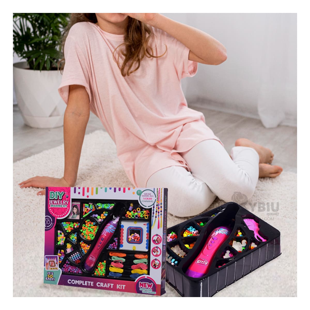 SET RYBIU JU34246 PIEZAS ESTILOS CABELLO + REGALO LIGAS PEINAR - 4