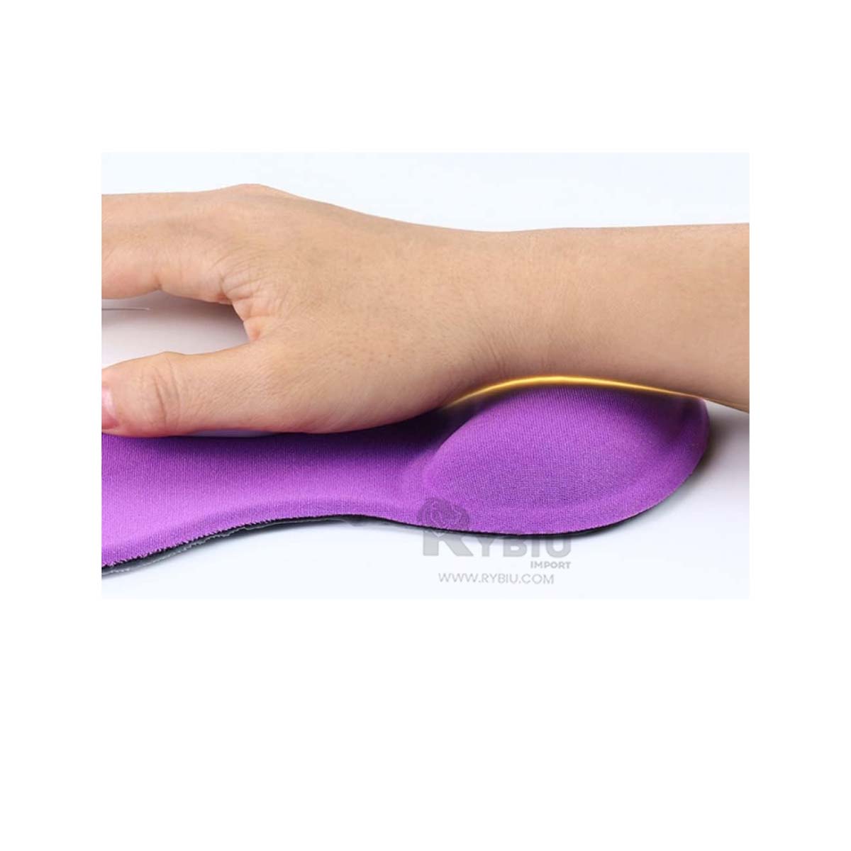 MOUSE PAD RYBIU TE32544 SUAVE Y RESISTENTE GEL EN LILA  + REGALO AGENDITA - 2