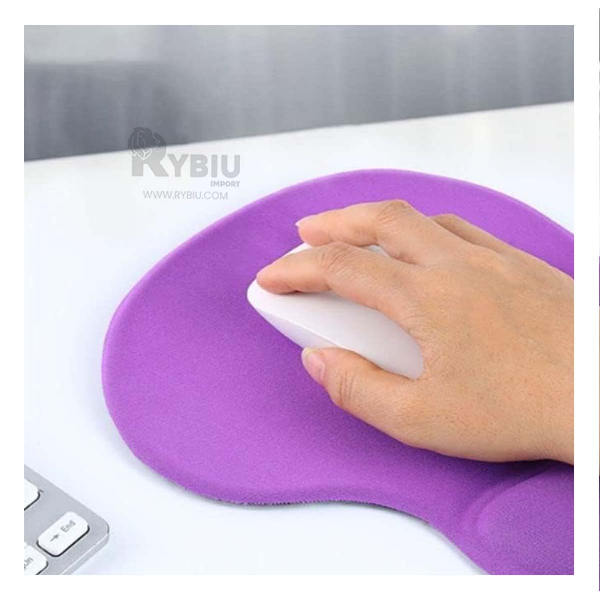 BASE RYBIU TE32544 GEL PARA RATON PEQUEÑO TONO LILA + REGALO AGENDITA - 2