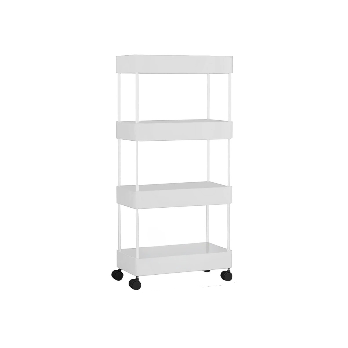 ESTANTE COMPACTO ALTO DE 4 NIVELES BLANCO Y+REGALO AGENDITA - 3