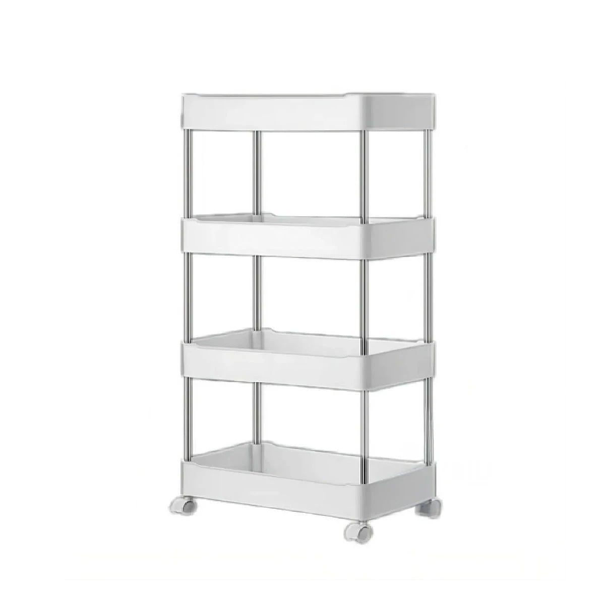 ANAQUEL DE HOGAR 4 NIVELES BLANCO Y+REGALO LIGAS PARA PEINAR - 3