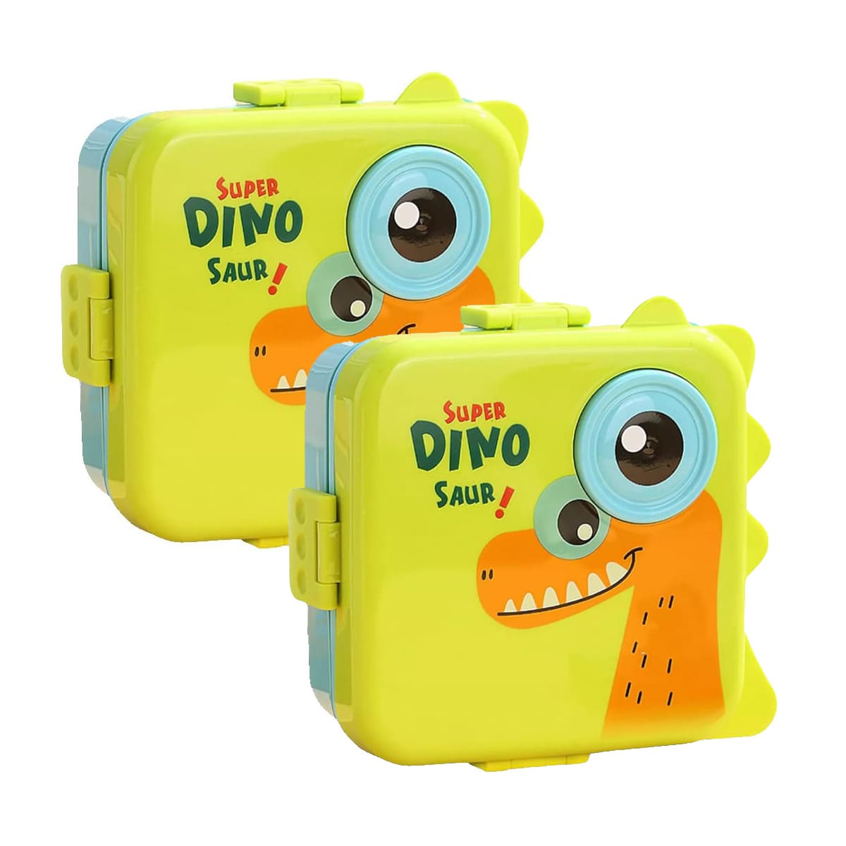PACK4 TAPER INFANTIL PLASTICO 1600ML VERDE Y+LIGAS DE REGALO - 2