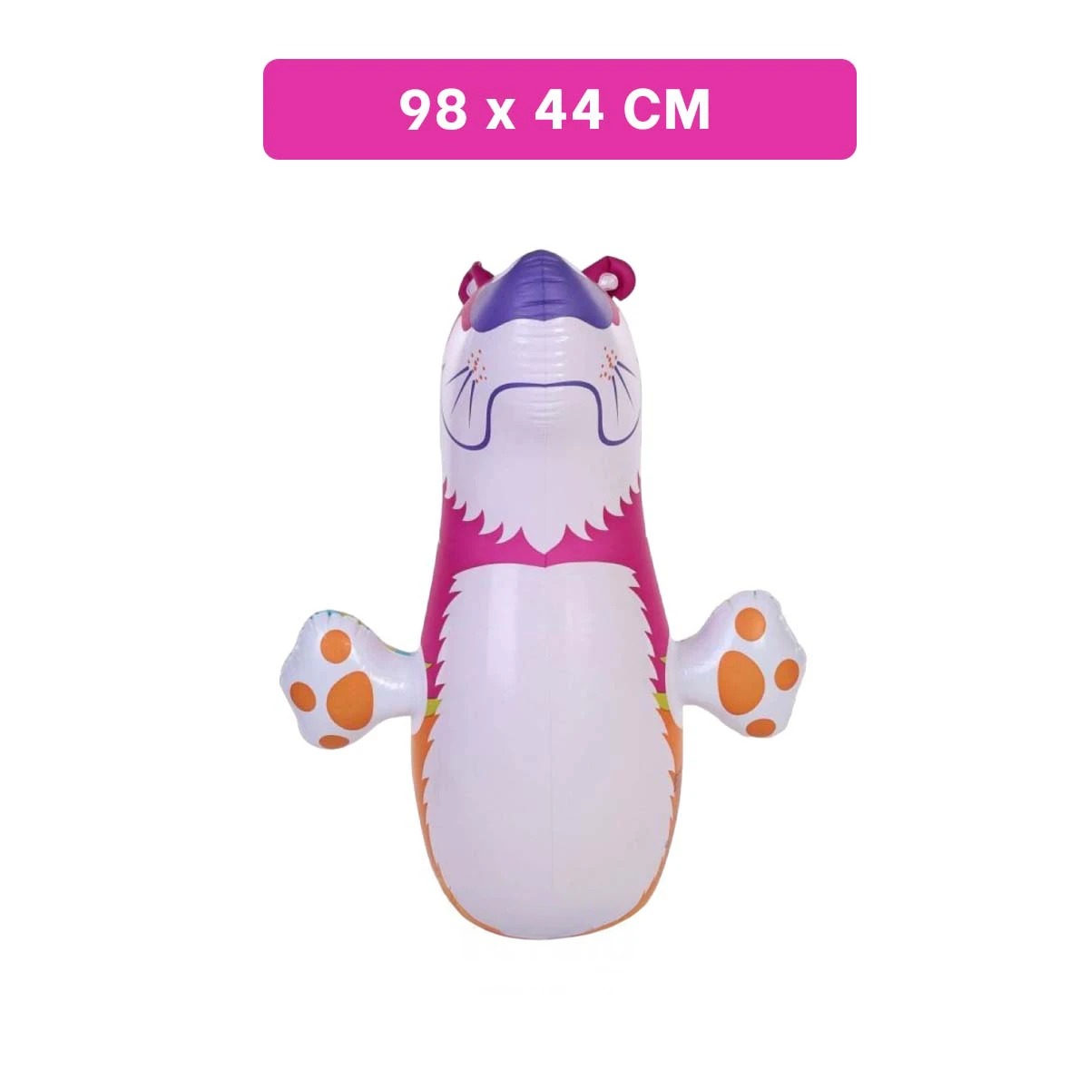 INFLABLE SEGURO Y JUGUETON DE DISEÑO TIGRE Y+REGALO STICKERS - 5