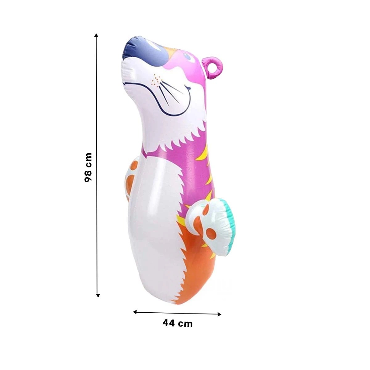 MUÑECO PARA NIÑOS CON DISEÑO DE TIGRE Y+BANDERITAS ADHESIVAS - 5