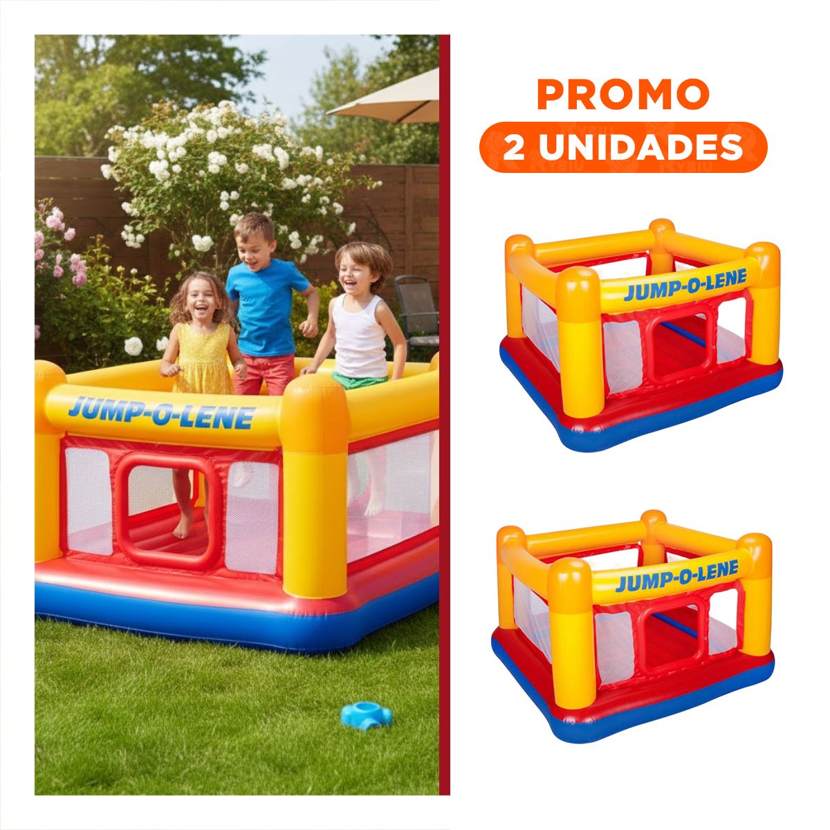 PACK2 JUGUETE DE BASE REFORZADA PARA SOPORTAR LOS SALTOS MAS FUERTES - 1