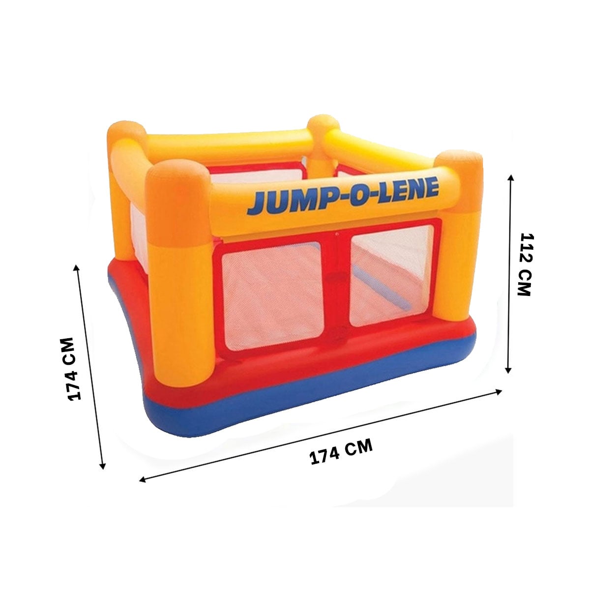 PACK2 SALTARIN INFLABLE EN MULTICOLOR Y+BANDERITAS ADHESIVAS - 5