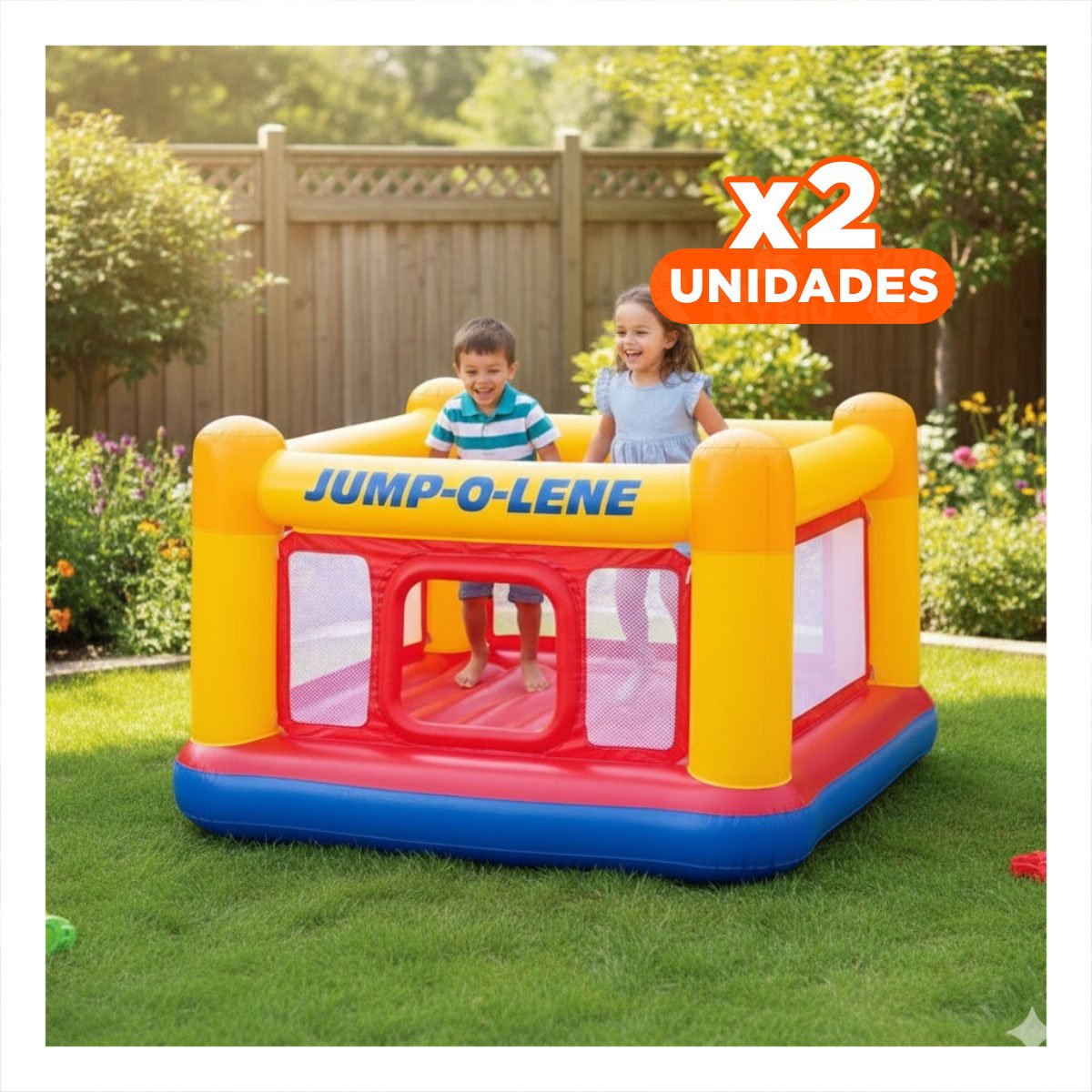 PACK2 INFLABLE DE RECREACION INFANTIL PARA DIAS DE FIESTA Y ALEGRIA YA Y+REGALO STICKER - 1