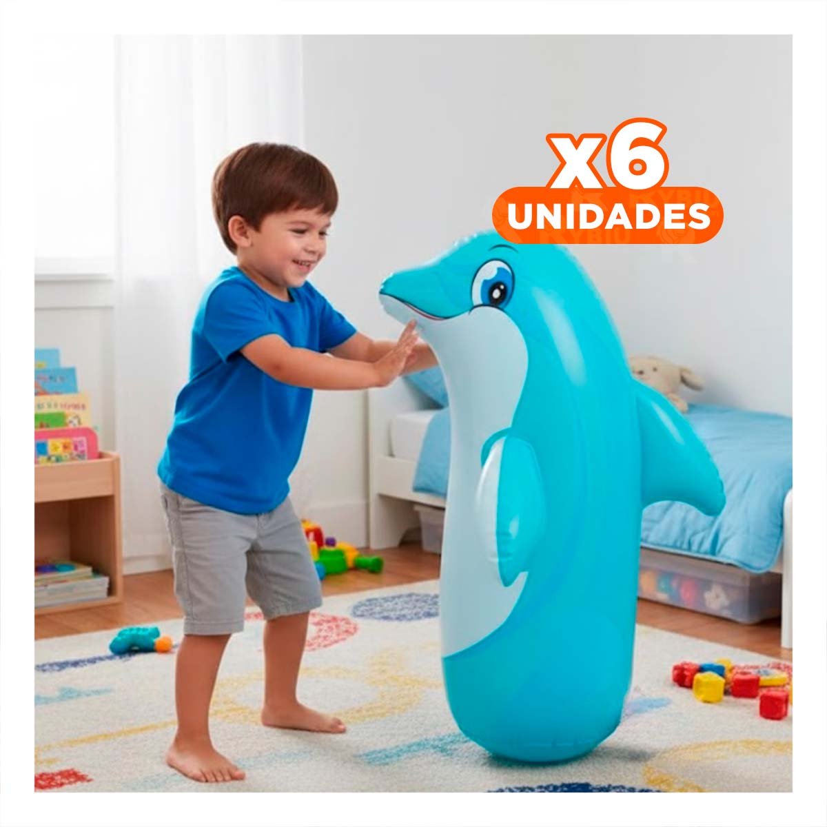 PACK6 ELEMENTO DE ACCION PARA NIÑOS CON GANAS DE JUGAR DE FORMA ACTIVA Y+REGALO STICKER - 1