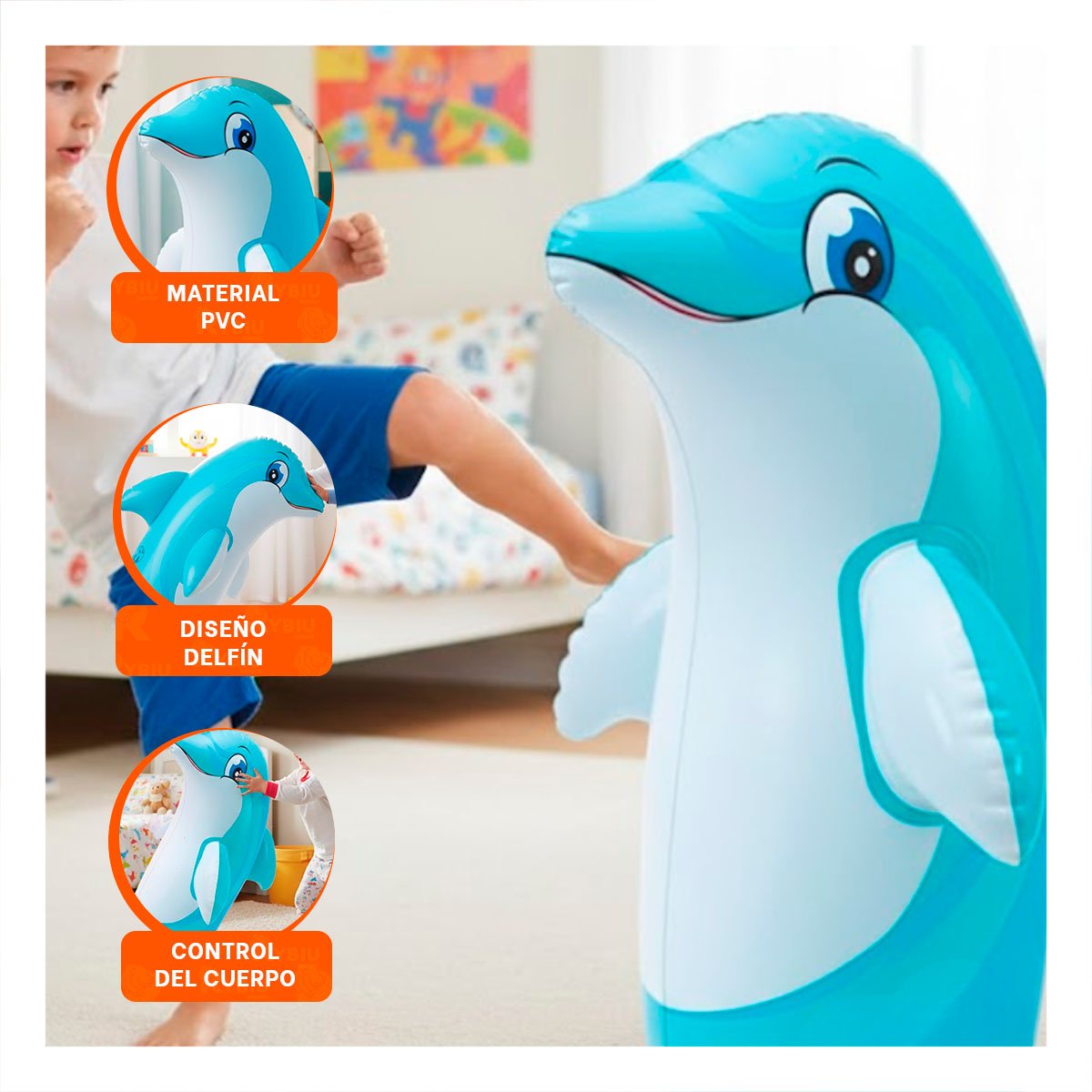 PACK6 ELEMENTO DE ACCION PARA NIÑOS CON GANAS DE JUGAR DE FORMA ACTIVA Y+REGALO STICKER - 3