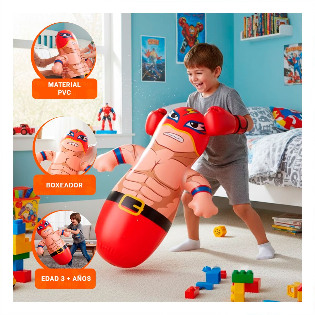 PACK6 ACCESORIO DE MATERIAL DURADERO PARA RESISTIR LOS GOLPES DEL JUEGO - 5