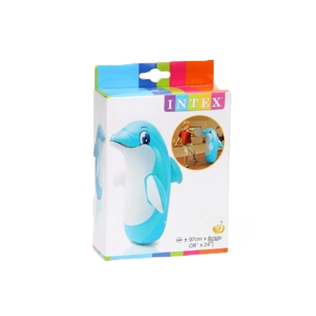PACK12 INFLABLE ATRACTIVO DE DELFIN Y+LIGAS DE REGALO - 4