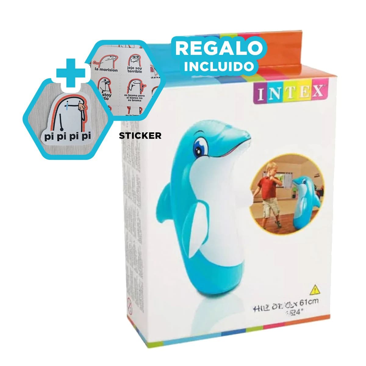 PACK9 PORFIADO DINAMICO PRACTICO DE DELFIN Y+REGALO STICKERS - 1