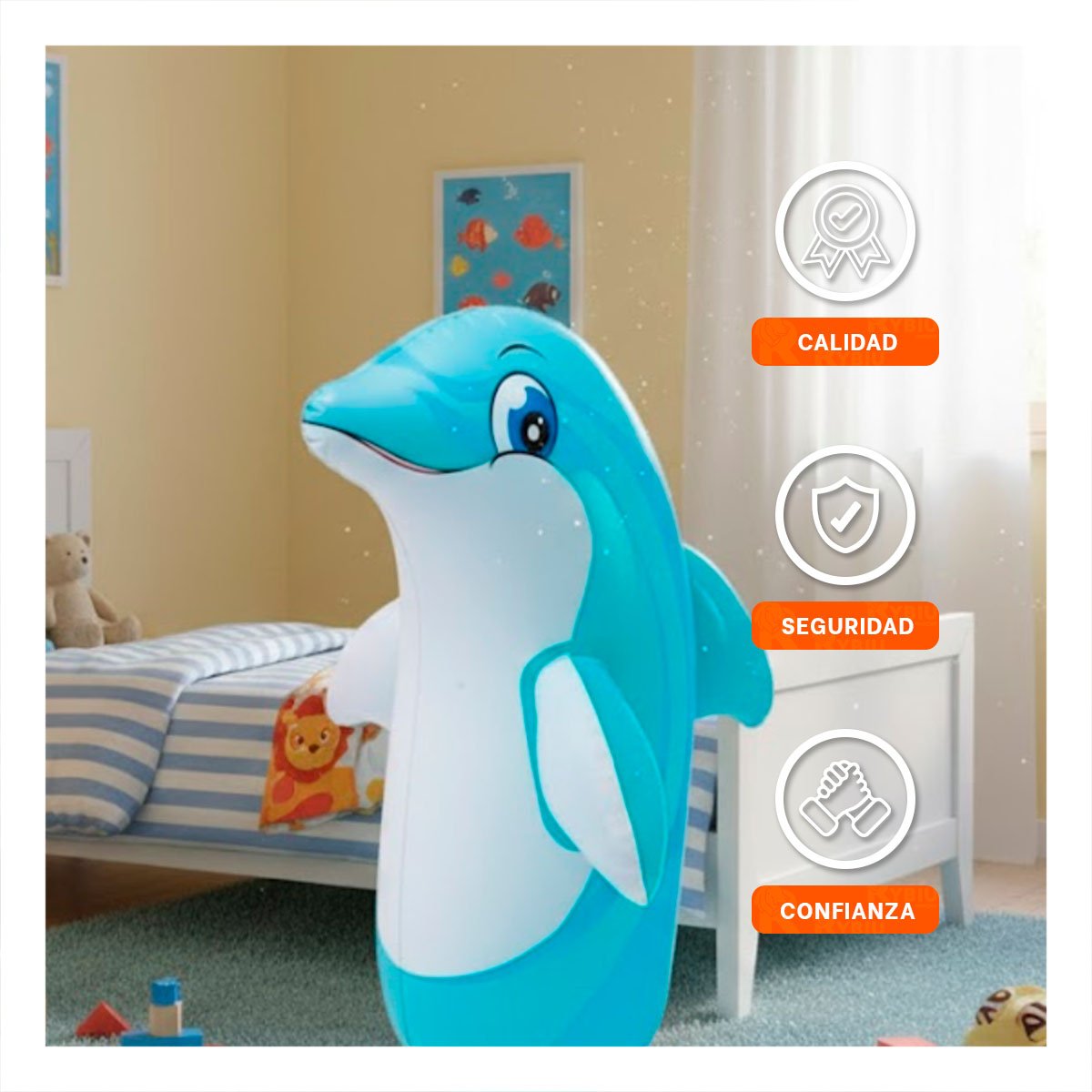 PACK2 INFLABLE DE MARCA RECONOCIDA PARA ASEGURAR LA CALIDAD DEL PRODUCTO Y+REGALO STICKER - 5