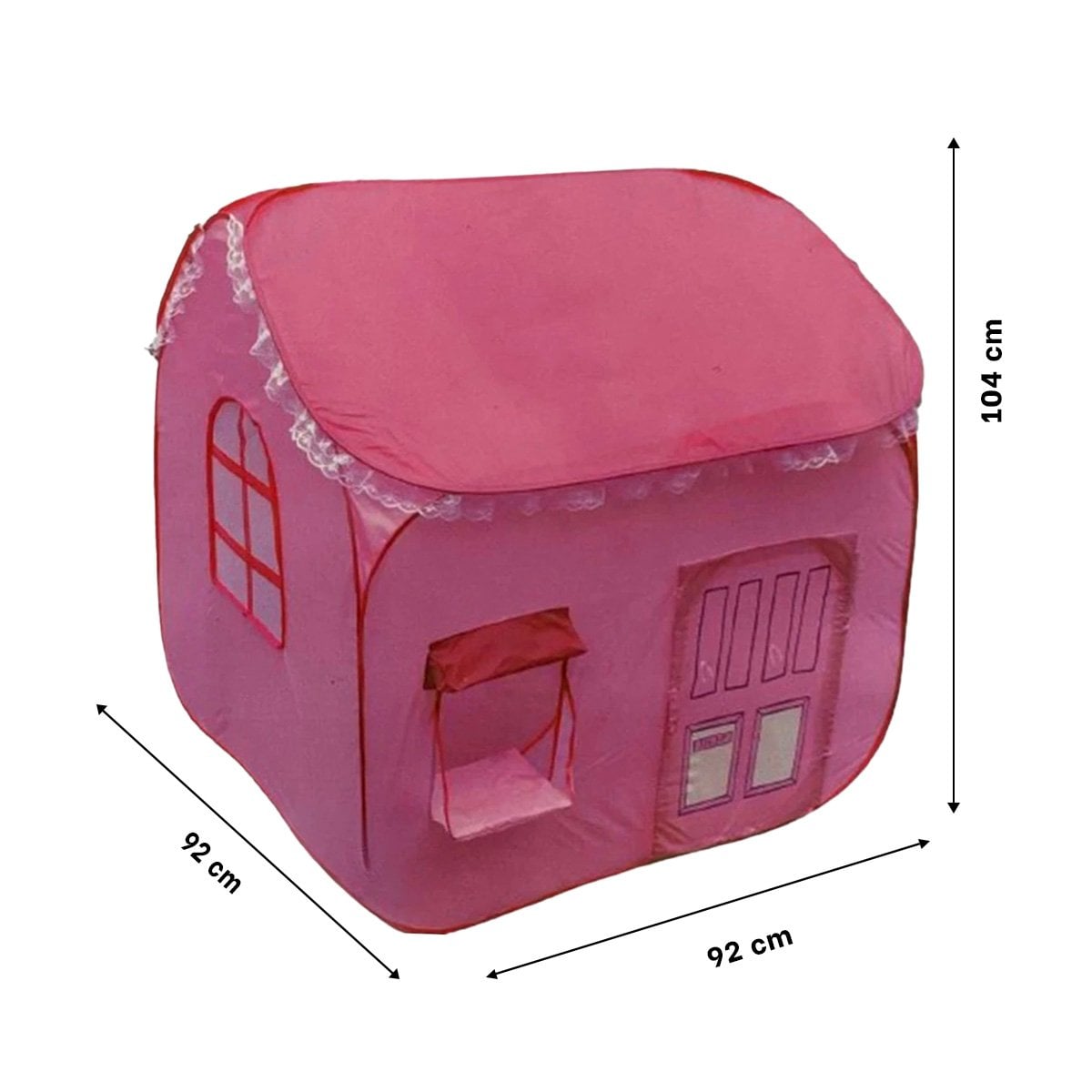 PACK4 HABITACION DE MONTAJE SENCILLO ROSADO 104 X 92 X 92 PARA EL PATIO - 4