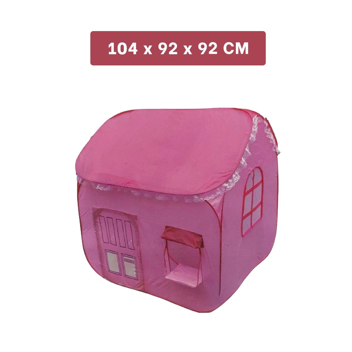PACK2 HABITACION DE ESTILO BOUTIQUE ROSADO 104 X 92 X 92 PARA SU CASA REAL Y+REGALO STICKER - 4